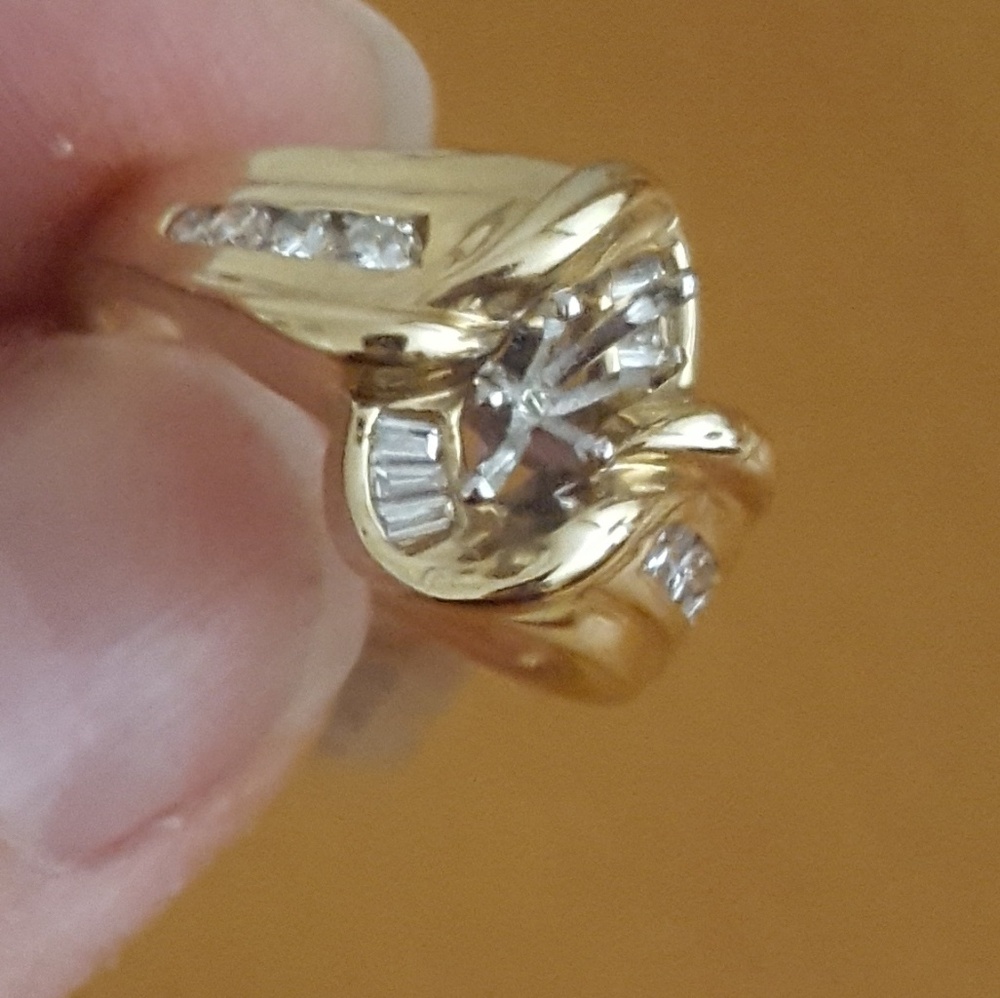 Wedding ring setting